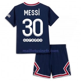 Maillot de Foot Paris Saint-Germain Lionel Messi 30 Domicile 2021-22 - Enfant